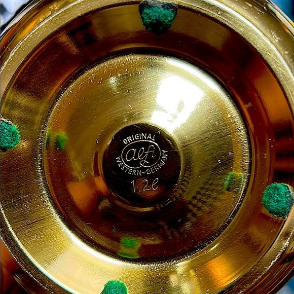 Vintage MCM Alfi Gold Finish Coffee Carafe – 1.2L Vacuum Seal - Picture 2 of 12